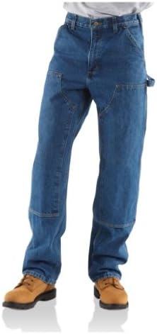 Carhartt Mens Loose Fit Washed Duck Double-Front Utility Work Pant