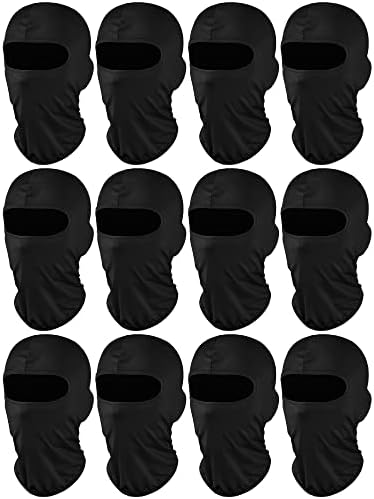 12-Piece Full Face Ski Mask for Men and Women UV Protection
