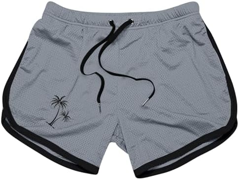 Mens Quick Dry Gym Shorts with Pockets 7 Inch Inseam