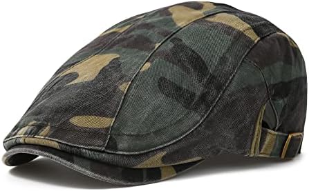 Mens Cotton Newsboy Beret Hat