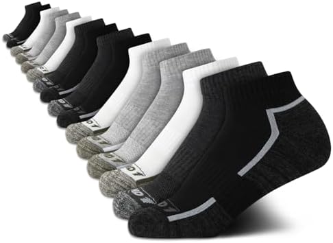 AND1 Boys Athletic Cushion Quarter Cut Socks 16 Pack