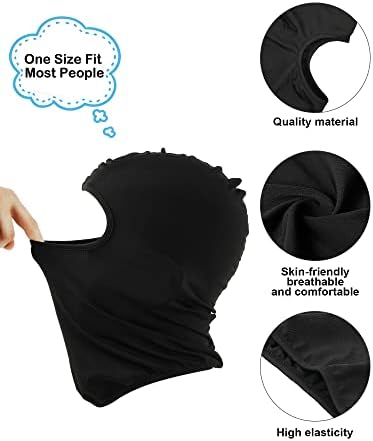 12-Piece Full Face Ski Mask for Men and Women UV Protection