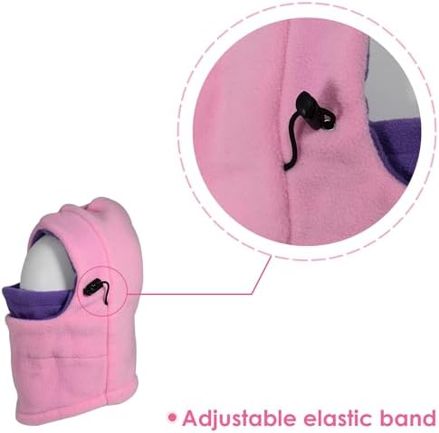 Kids Winter Windproof Hat Unisex - Insulated balaclava for winter days