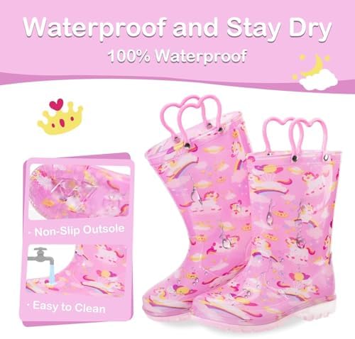 BrightEYES Toddler Kids Rain Boots