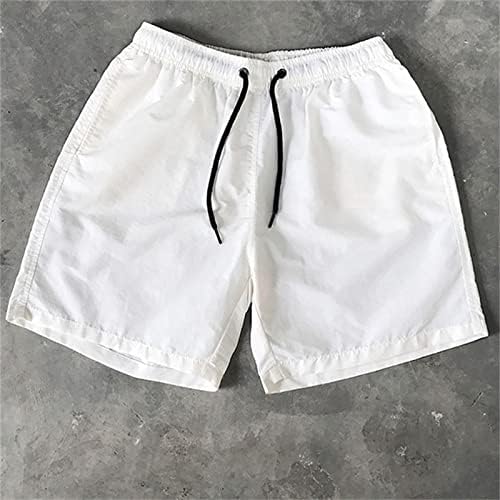 Mens Athletic Cargo Shorts Loose Fit Casual Stretch Beach Hiking Drawstring