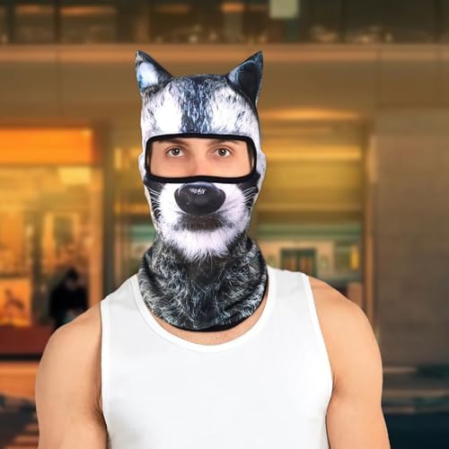 Exclusive 3D Cat Ski Mask - Halloween Ski Fashion Use
