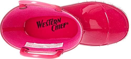 Western Chief Unisex-Child Kids Light Up Waterproof Rainboots with Handles
