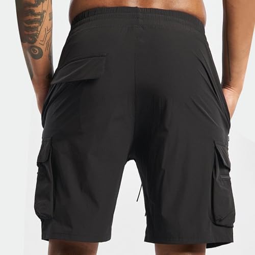 Quick Dry Water-Resistant Cargo Shorts for Men