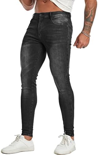 Mens Slim Fit Ripped Jeans