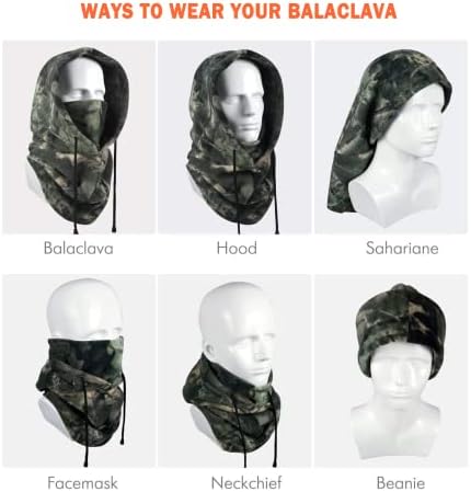 Premium Camouflage Balaclava Mask for Hunting in Extreme Weather