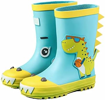 Cute Dinosaur Cartoon Toddler Rain Boots