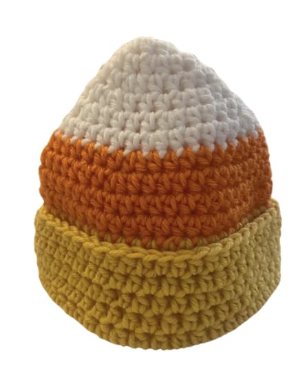 Handmade Baby Beanie - Candy Corn Crochet
