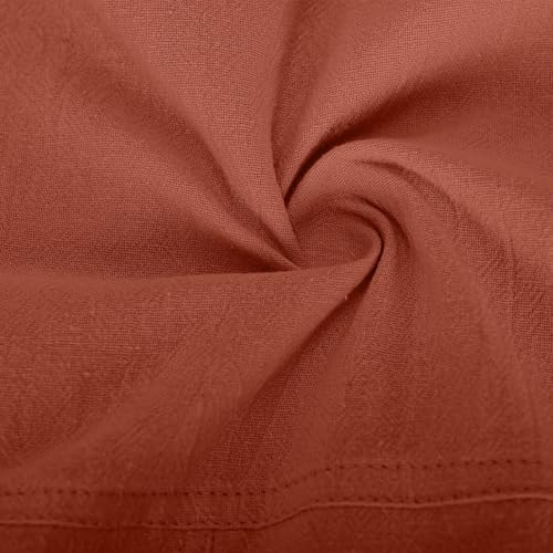 Xiaojmake Linen Elastic Flat Front Shorts