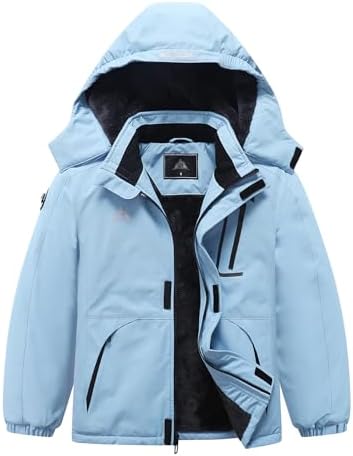 Waterproof Ski Jacket for Kids Boys Girls Winter Sports