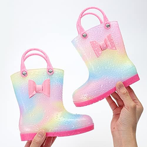 Rainbow Fun Rain Boots for Kids