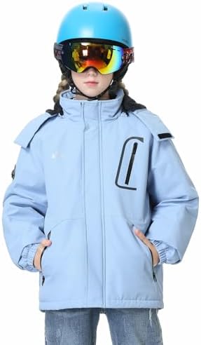 Waterproof Ski Jacket for Kids Boys Girls Winter Sports