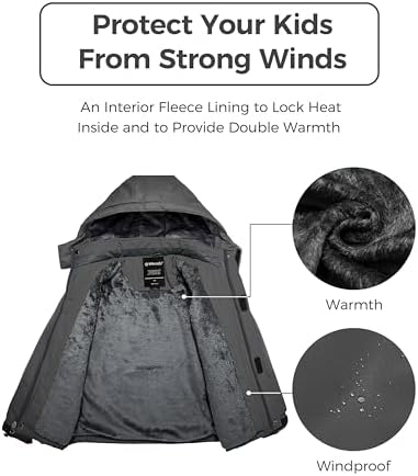 StayWarm Dry - Boys Waterproof Ski Jacket