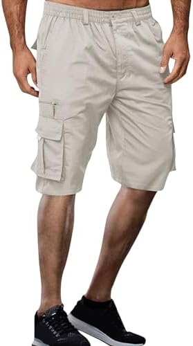 Mens Cargo Shorts Multi-Pockets Outdoor Essentials