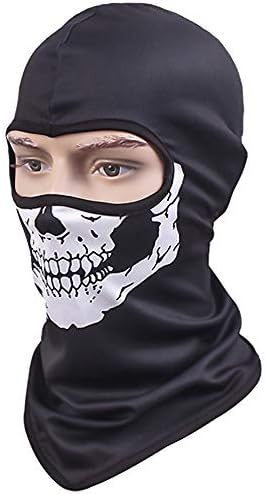 Clumsy to Cling Multi-Activity Skull Mask for Men Women Kids Perfect for Motorcycling Camping Halloween Hunting More