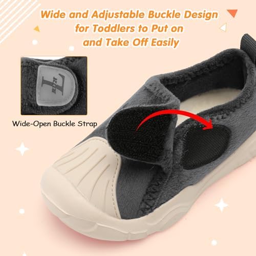 Stylish Soft Toddler Slippers Anti-slip Long-lasting Durable EVA Sole