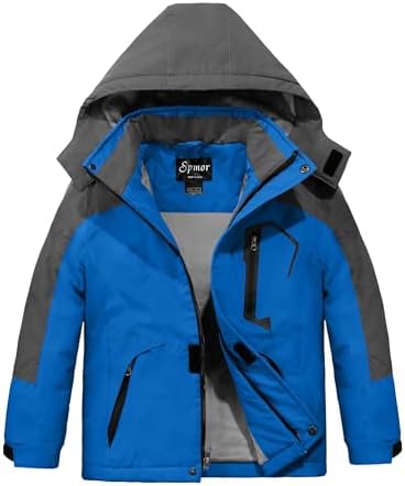 Durable Boys Ski Jacket waterproof windproof for winter