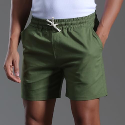 Generic Mens Elastic Waist Shorts - Loose Fit