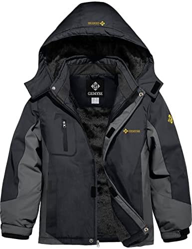 GEMYSE - waterproof ski jacket for boys - windproof waterproof