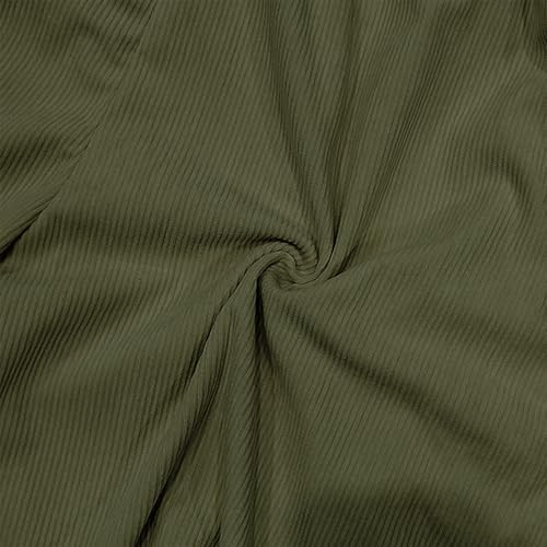 Xiaojmake Elastic Waist Corduroy Shorts