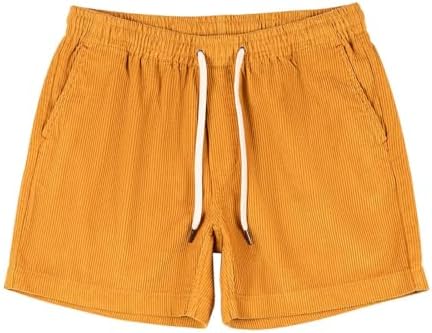 Xiaojmake - Casual Corduroy Shorts