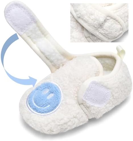 Smiley Face Toddler Slippers