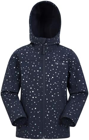Mountain Warehouse Exodus Kids Softshell Jacket With Hood - Girls Boys Coat