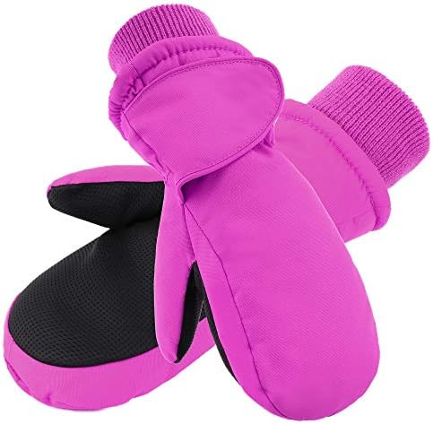 SimpliKids Childrens Snow Gloves Ski Gloves