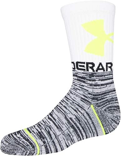 Under Armour Youth Phenom Crew Socks 3-Pairs