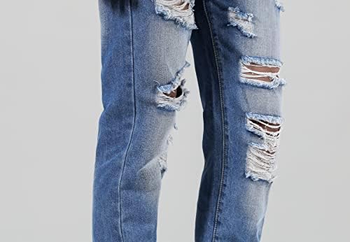 Liuhond Mens Ripped Distressed Washed Denim Jeans