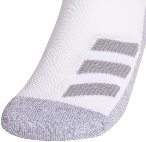 adidas Kids Boy Girl Cushioned Angle Stripe Low Cut Socks 6 Pair