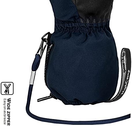 HIGHCAMP Kids WaterproofWinter Ski Mittens