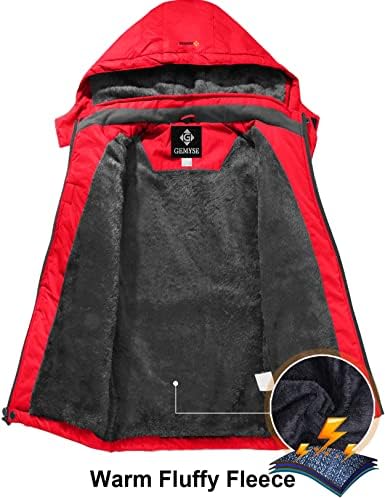 GEMYSE Boys Waterproof Ski Jacket for Winter Wear