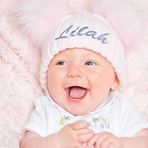 Personalised Knitted Baby Hat - Soft Wool_fsifjkl