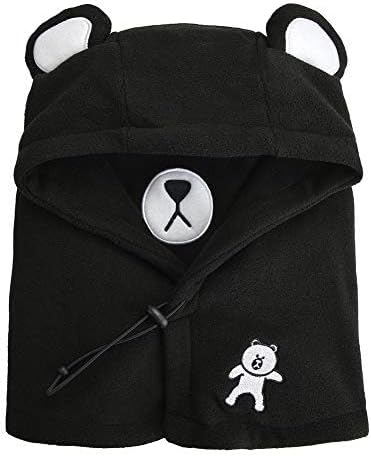 boys girls winter warm balaclava hat with mask neck warmer