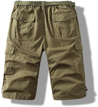 Mens Durable Cargo Shorts for Hiking and Fishing