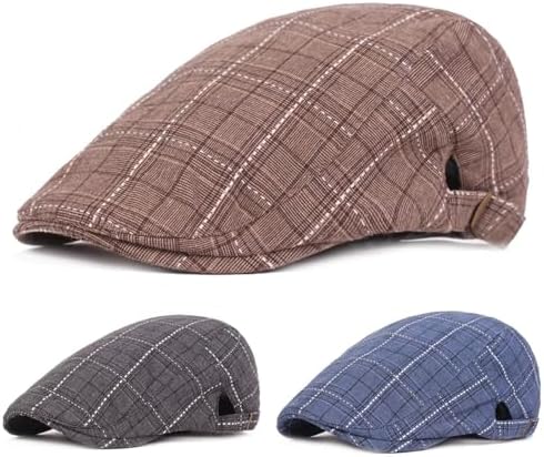 Adjustable Cotton Flat Hat Cabbie Gatsby Irish Newsboy Hat