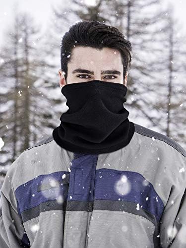 4 Winter Neck Gaiters Fleece Face Coverings