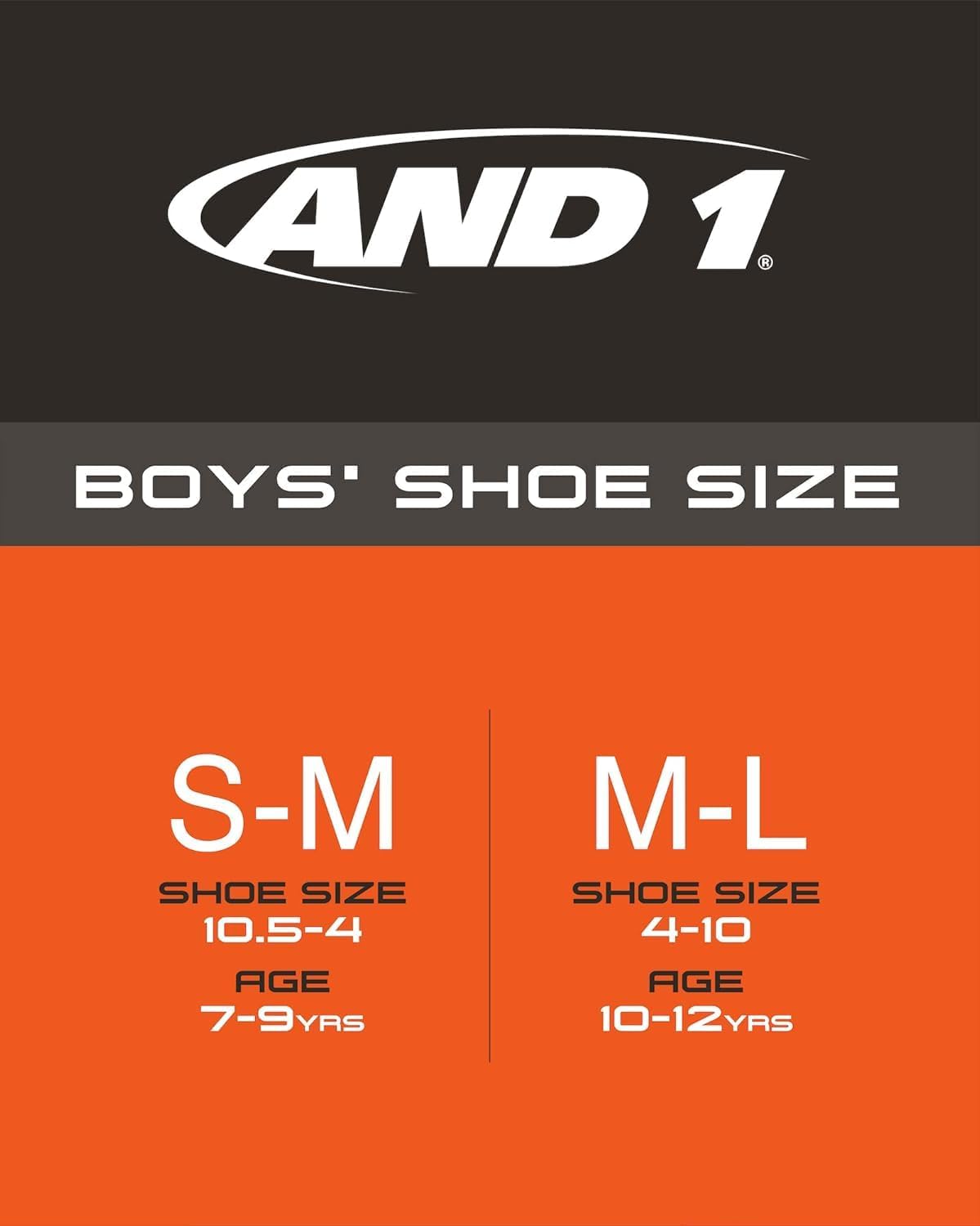 AND1 Boys Socks Durable Athletic Contains Over 10K Pairs Sold Globally