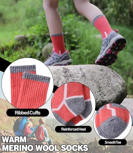 Linemin Kids Merino Wool Hiking Socks