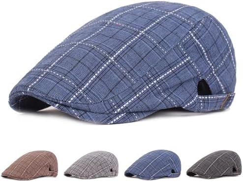 Adjustable Cotton Flat Hat Cabbie Gatsby Irish Newsboy Hat