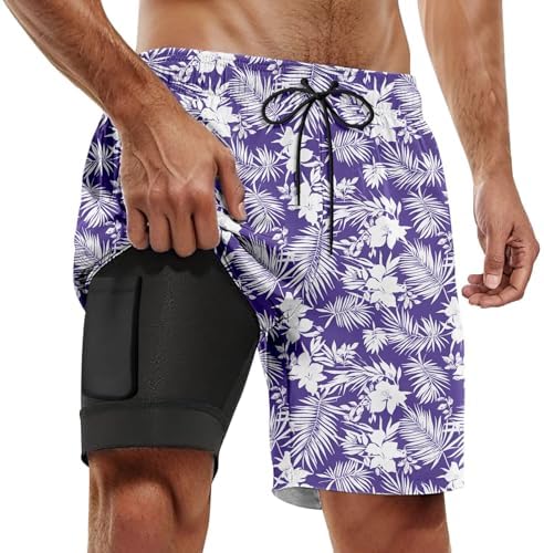 Premium Big and Tall Mens Swim Trunks