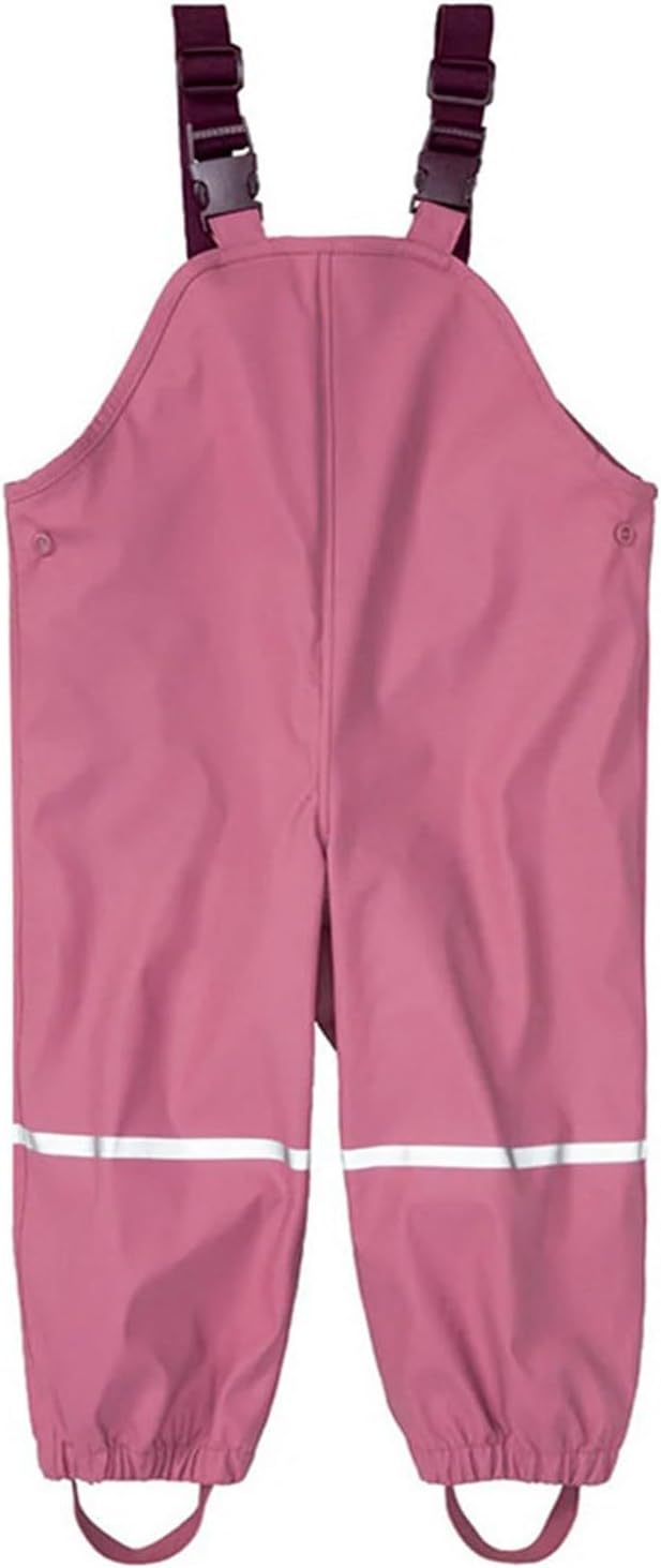 Adjustable Toddler Rain Pants Waterproof Breathable for Boys Girls