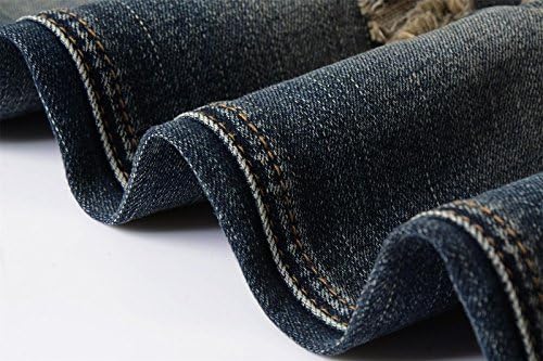 ZLZ Ripped Slim Fit Jeans for Men