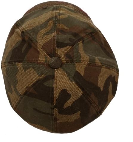 Morehats Packable Camouflage Newsboy Cap