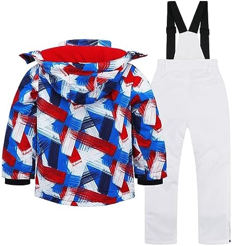 Fat-Source 100 Polyester Ski Jacket Pants Set for Kids